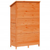 Shed ogrodowy brązowy 106,5 x 56 x 176 cm Drewno inżynieryjne