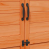 Shed ogrodowy brązowy 106,5 x 56 x 176 cm Drewno inżynieryjne