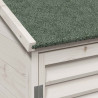 Shed ogrodowy Biały 106 x 56 x 113,5 cm Drewno Świerkowe