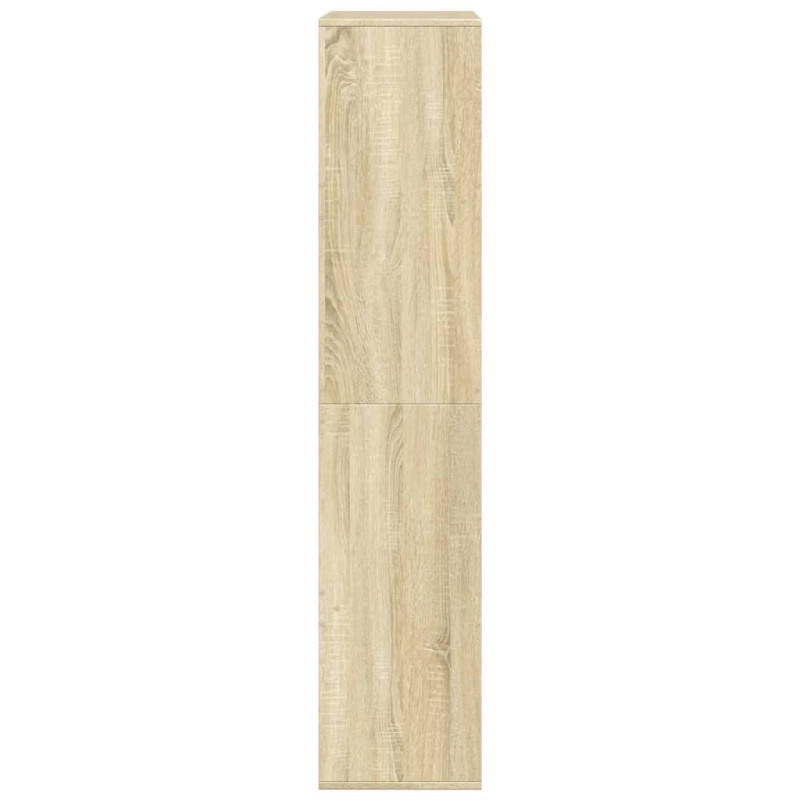 Regał, dąb sonoma, 100x33x155,5 cm, materiał drewnopochodny