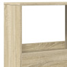 Regał, dąb sonoma, 100x33x155,5 cm, materiał drewnopochodny