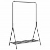 Wieszak na Ubrania Czarny 100 x 56 x 154 cm Stal