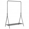 Wieszak na Ubrania Czarny 100 x 56 x 154 cm Stal
