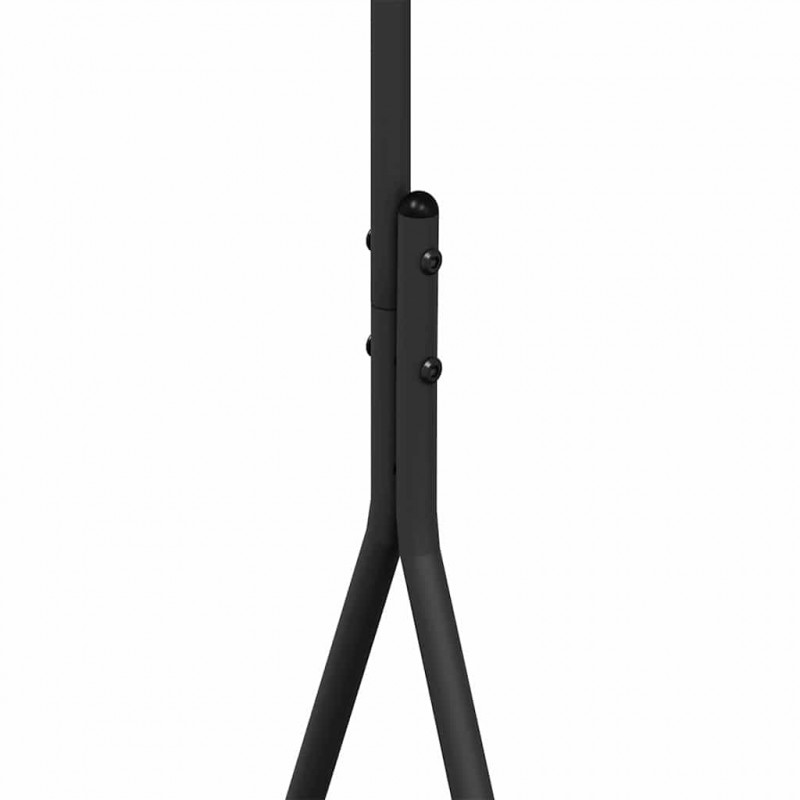 Wieszak na Ubrania Czarny 100 x 56 x 154 cm Stal