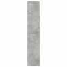 Regał, szarość betonu, 100x33x175 cm, materiał drewnopochodny