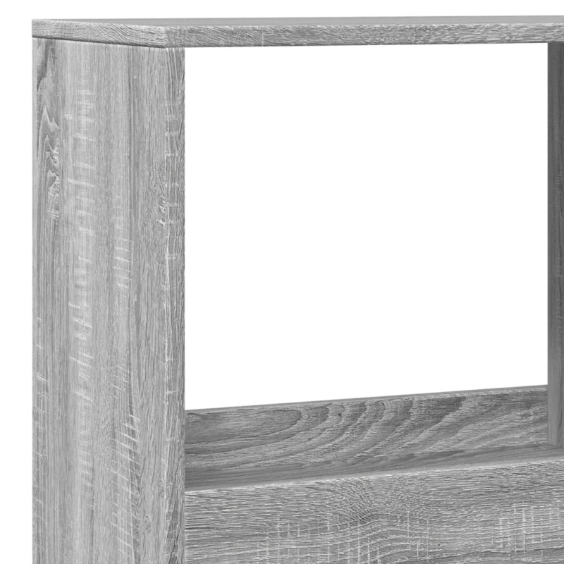 Regał, szary dąb sonoma, 100x33x175 cm, materiał drewnopochodny