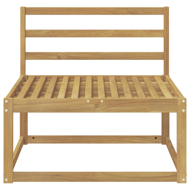 Środkowa sofa ogrodowa Biały 79 x 83 x 73 cm