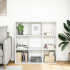 Regał przegroda, biały, 102x29x103,5 cm