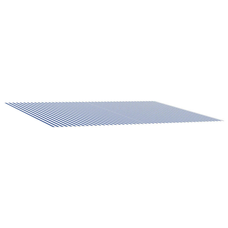 Materiał zapasowy do markizy Niebieski i biały 300 x 250 cm