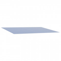 Materiał zapasowy do markizy Niebieski i biały 450 × 300 cm