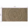 Dywany pokojowe Naturalny i czarny 60 x 110 cm Juta