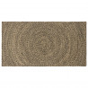 Dywany pokojowe Naturalny i czarny 80 x 150 cm Juta