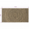 Dywany pokojowe Naturalny i czarny 80 x 150 cm Juta