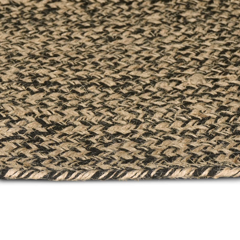 Dywany pokojowe Naturalny i czarny 80 x 200 cm Juta