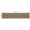Dywany pokojowe Naturalny i czarny 80 x 400 cm Juta
