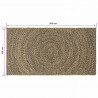 Dywany pokojowe Naturalny i czarny 100 x 200 cm Juta
