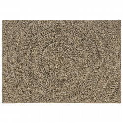 Dywany pokojowe Naturalny i czarny 140 x 200 cm Juta