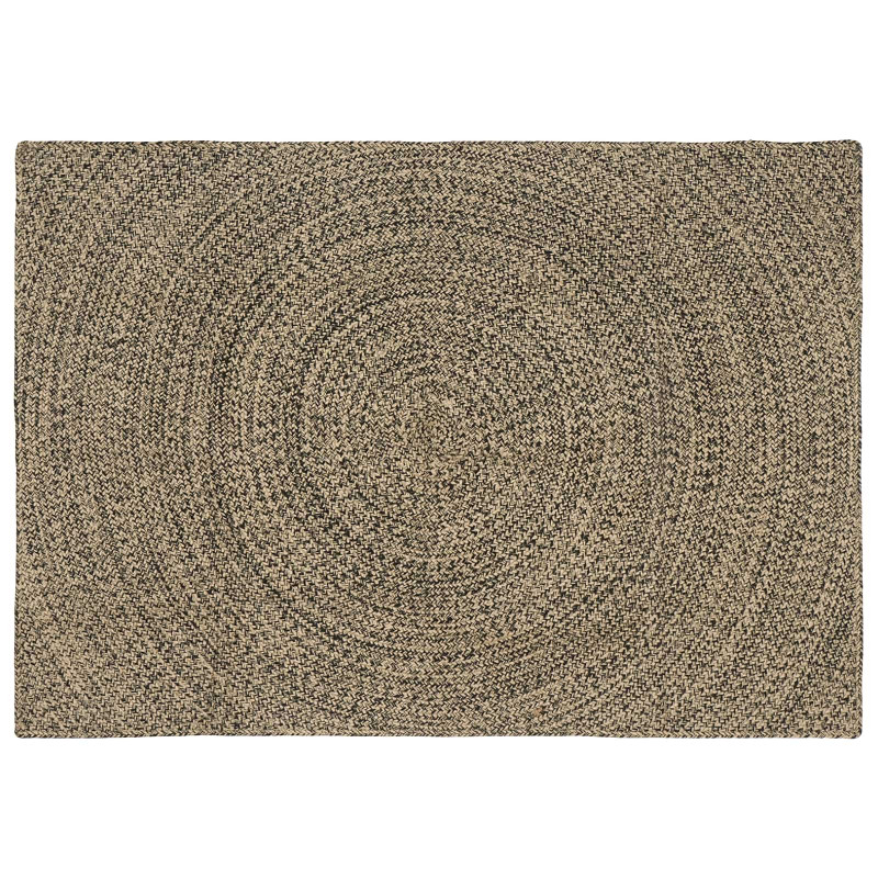 Dywany pokojowe Naturalny i czarny 140 x 200 cm Juta
