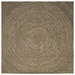 Dywany pokojowe Naturalny i czarny 200 x 200 cm Juta