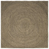 Dywany pokojowe Naturalny i czarny 200 x 200 cm Juta