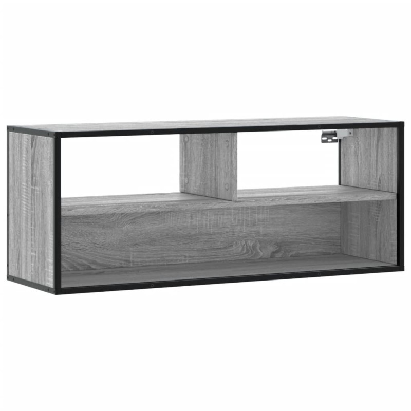 Szafka pod telewizor, szary dąb sonoma, 100x31x39,5 cm