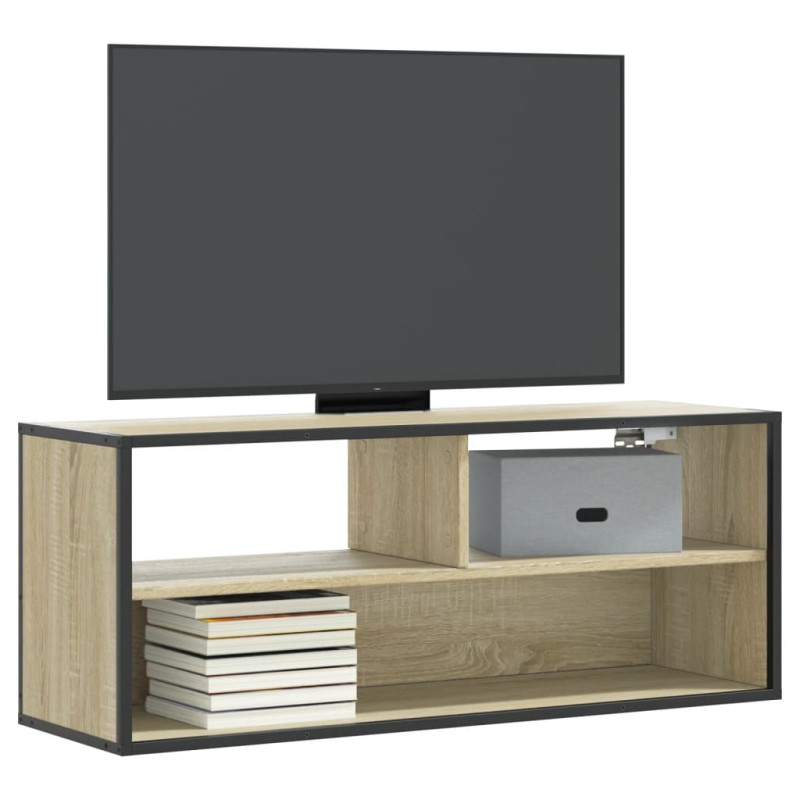 Szafka pod telewizor, dąb sonoma, 100x31x39,5 cm