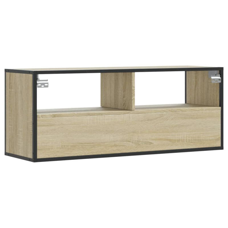 Szafka pod telewizor, dąb sonoma, 100x31x39,5 cm