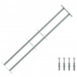 Krata bezpieczeństwa do okien z 2 poprzeczkami 3 pcs