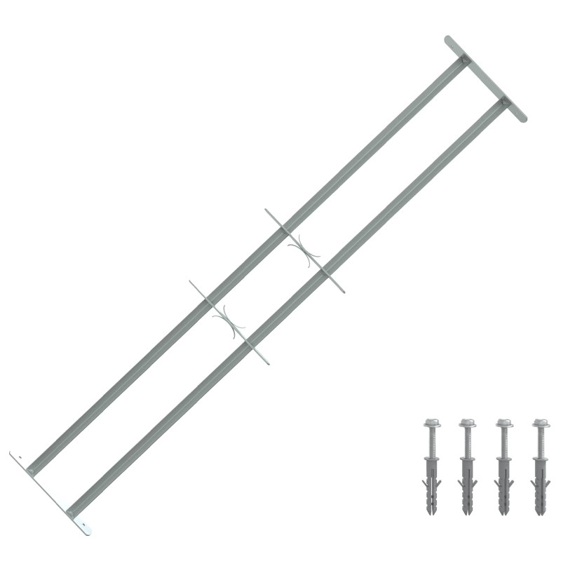 Krata bezpieczeństwa do okien z 2 poprzeczkami 3 pcs