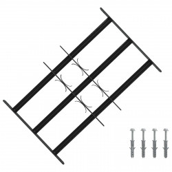 Krata zabezpieczająca do okien z 3 poprzeczkami 3 pcs 43-74 cm