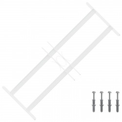 Krata bezpieczeństwa do okien z 2 poprzeczkami 43-74 cm