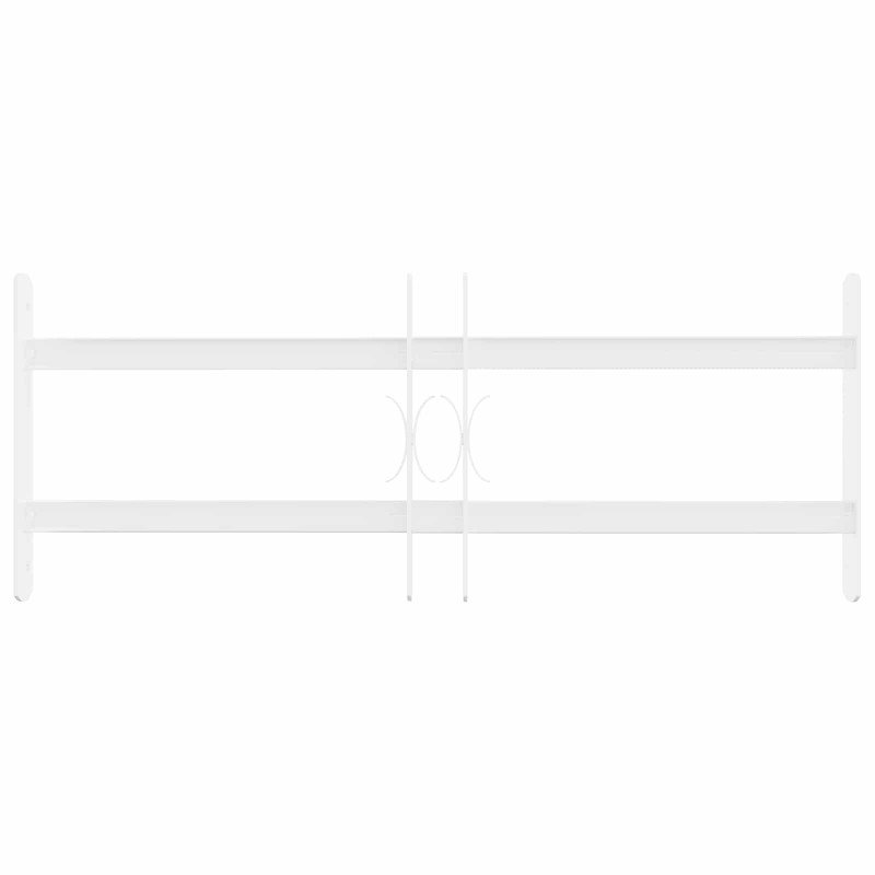 Krata bezpieczeństwa do okien z 2 poprzeczkami 43-74 cm