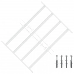 Krata zabezpieczająca do okien z 4 poprzeczkami 43-74 cm