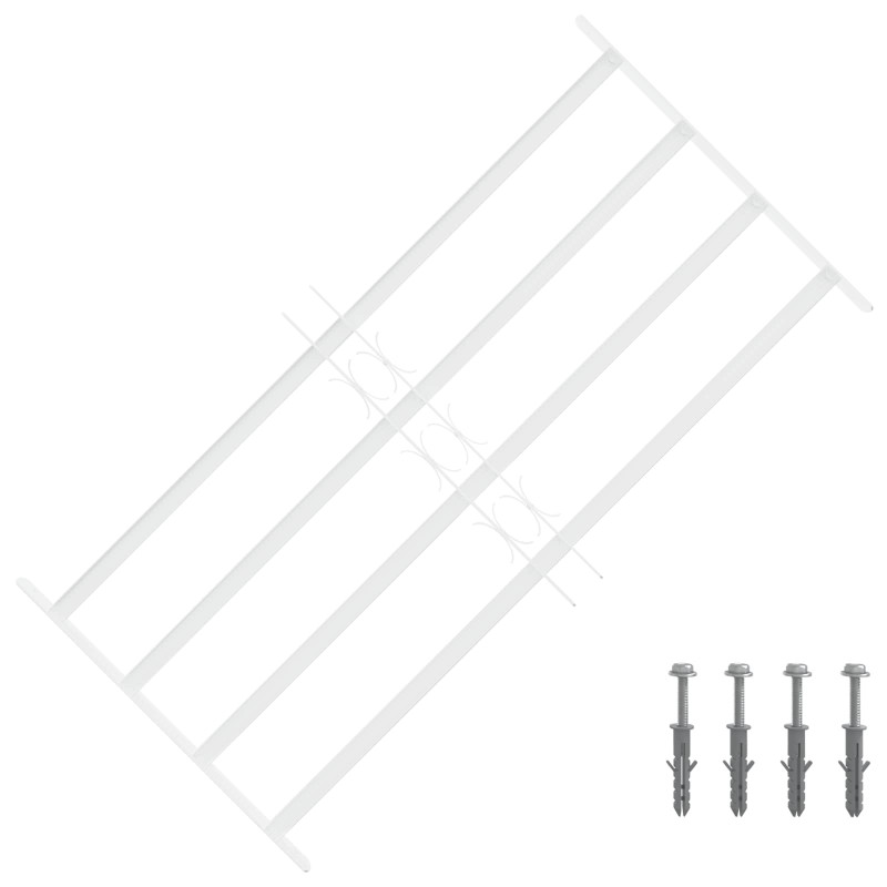 Krata zabezpieczająca do okien z 4 poprzeczkami 63-114 cm