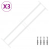 Krata bezpieczeństwa do okien z 2 poprzeczkami 3 pcs 63-114 cm