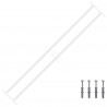 Krata bezpieczeństwa do okien z 2 poprzeczkami 3 pcs 93-174 cm