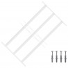Krata zabezpieczająca do okien z 3 poprzeczkami 3 pcs 43-74 cm