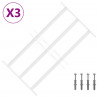Krata zabezpieczająca do okien z 3 poprzeczkami 3 pcs 43-74 cm