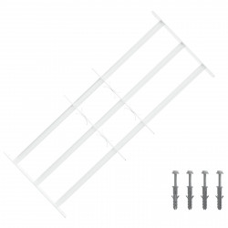 Krata zabezpieczająca do okien z 3 poprzeczkami 3 pcs 63-114 cm