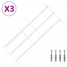 Krata zabezpieczająca do okien z 3 poprzeczkami 3 pcs 63-114 cm