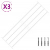 Krata zabezpieczająca do okien z 4 poprzeczkami 3 pcs 93-174 cm