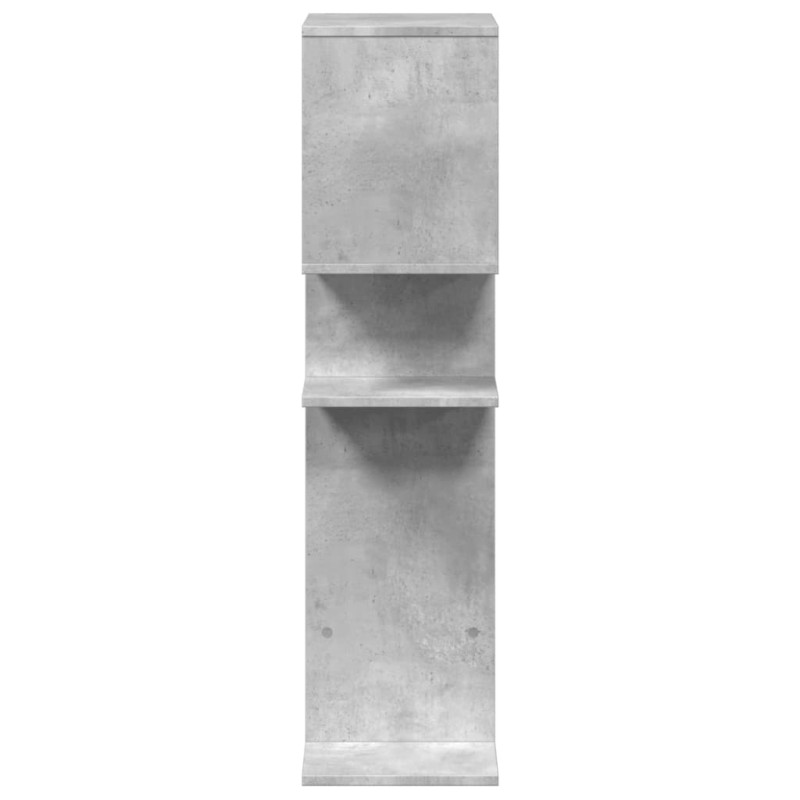 Regał przegroda, szarość betonu, 92x29x112 cm
