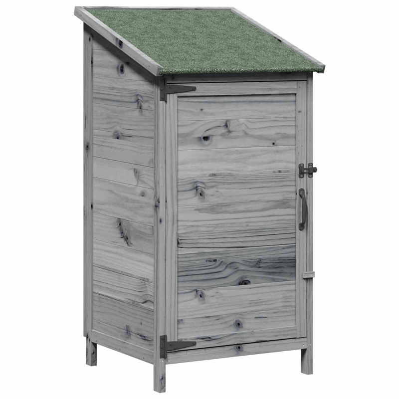 Shed ogrodowy Szary 59 x 56 x 113,5 cm Drewno inżynieryjne