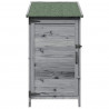 Shed ogrodowy Szary 59 x 56 x 113,5 cm Drewno inżynieryjne