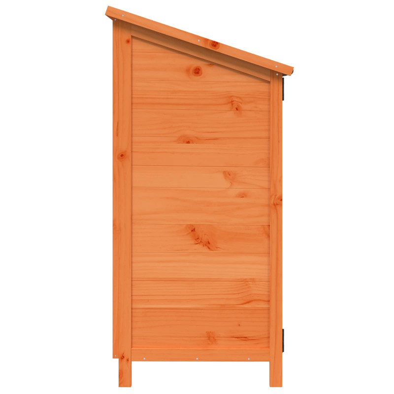 Shed ogrodowy brązowy 59 x 56 x 113,5 cm Drewno inżynieryjne
