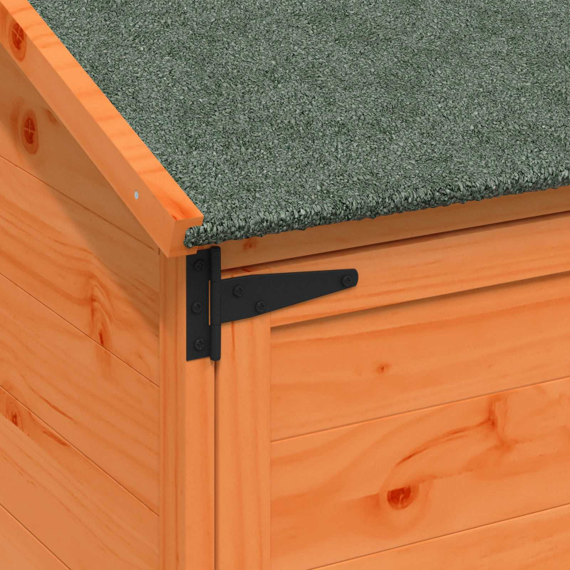 Shed ogrodowy brązowy 59 x 56 x 113,5 cm Drewno inżynieryjne