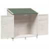 Shed ogrodowy Biały 106,5 x 56 x 113,5 cm Drewno inżynieryjne