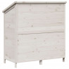 Shed ogrodowy Biały 106,5 x 56 x 113,5 cm Drewno inżynieryjne