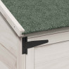 Shed ogrodowy Biały 106,5 x 56 x 113,5 cm Drewno inżynieryjne