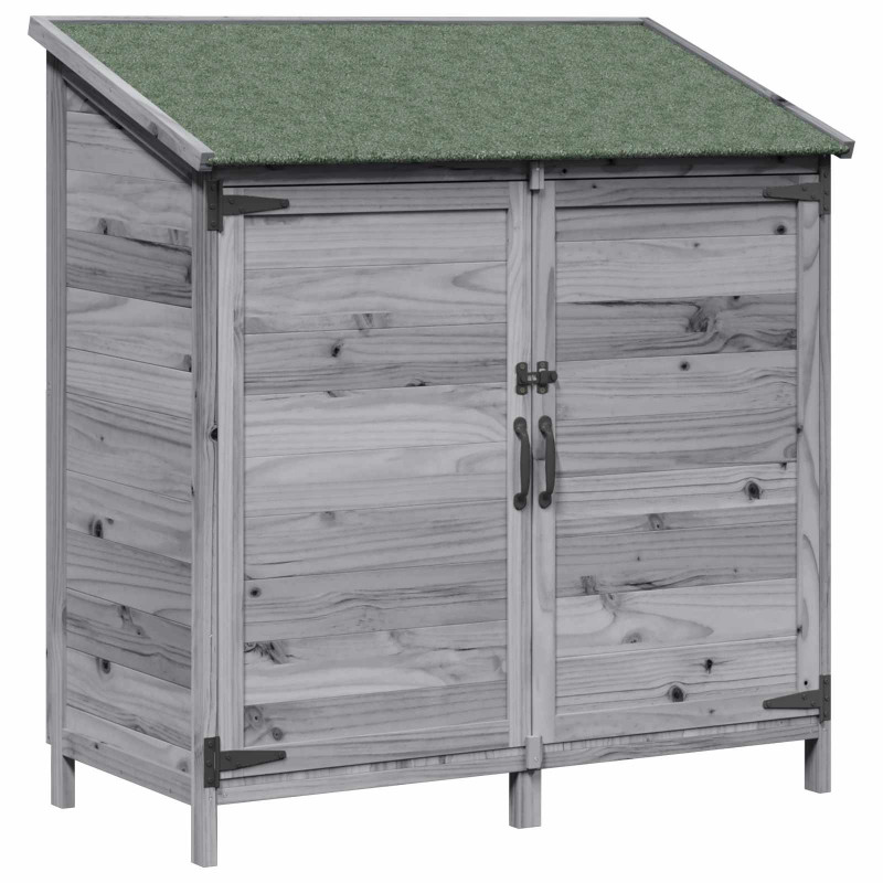 Shed ogrodowy Szary 106,5 x 56 x 113,5 cm Drewno inżynieryjne